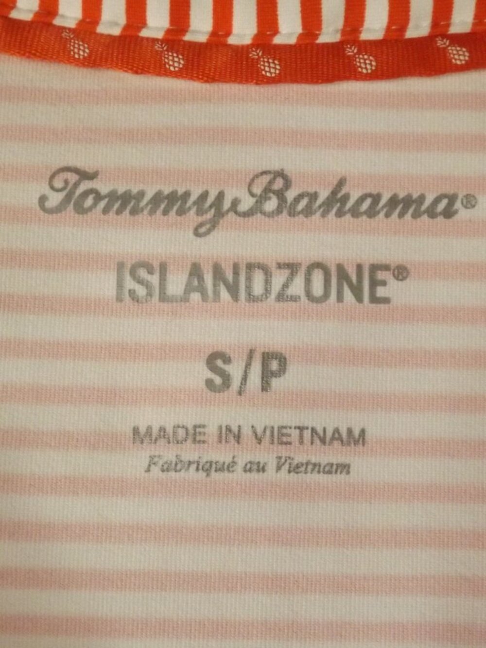 TOMMY BAHAMA Mini Dress, S, Islandzone, Red/White Stripe, Activewear, Zip Neck - Picture 11 of 13